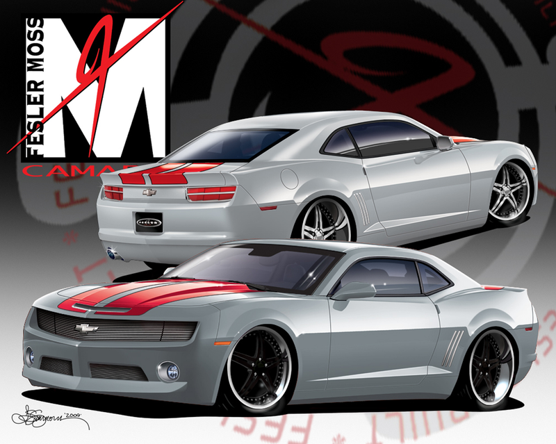Illustration for article titled Fesler-Moss Builds A Corvette ZR1-Powered Camaro SS